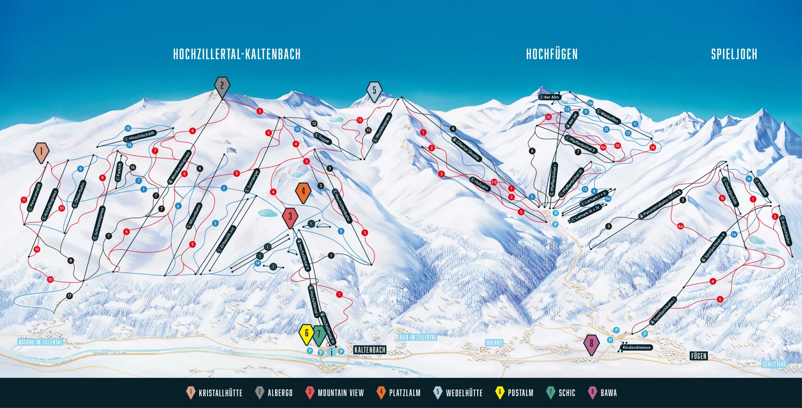 Pistenplan Locations Alpicon 2025